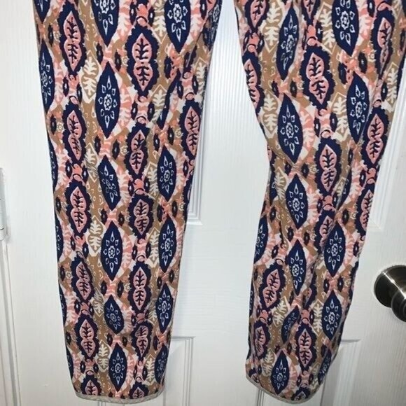 Pilcro and the Letterpress Anthropologie Paz Ikat Boho Drawstring Joggers Sz 27 - Picture 6 of 10